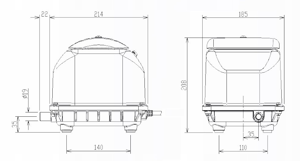 DMUCHAWA MEMBRANOWA SECOH JDK-S-120