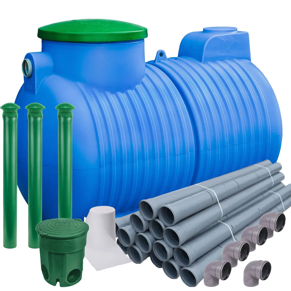 PRZYDOMOWA OCZYSZCZALNIA ŚCIEKÓW B2 DRENAŻ 48MB 2000L