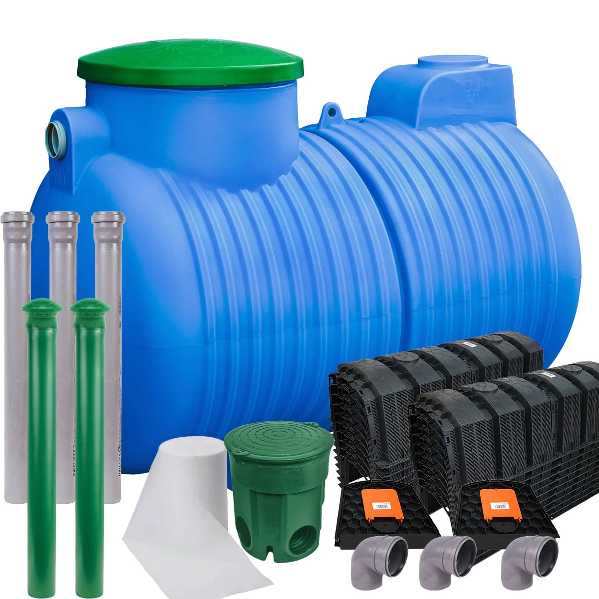 OCZYSZCZALNIA ŚCIEKÓW B3 10-TUNELOWA 3000L PRZYDOMOWA