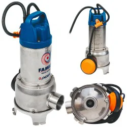 PRZEPOMPOWNIA Ścieków studnia 210l - 850l włoska Pompa Pedrollo Family ZPN 600