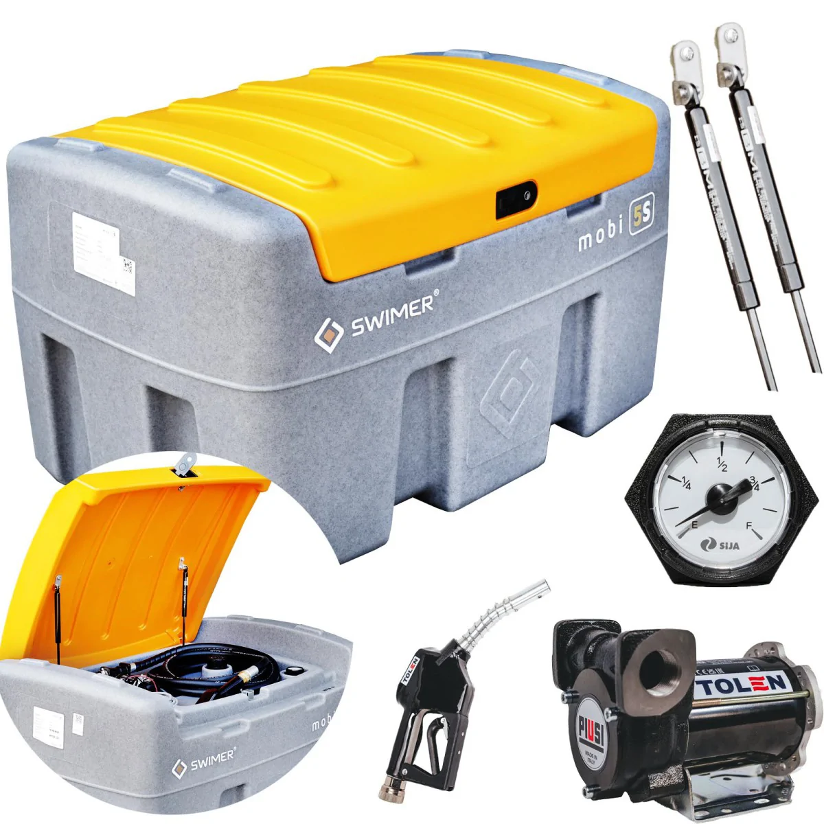 ZBIORNIK MOBILNY NA ON 400L SWIMER BASIC