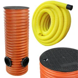 ZESTAW STUDNIA DRENARSKA FI 315 1,5 MB Z RURĄ DRENARSKĄ 50 M FI 100 PEŁNA ZESTAW STUDNIA DRENARSKA FI 315 1,5 MB Z RURĄ DRENARSKĄ 50 M FI 100 PEŁNA