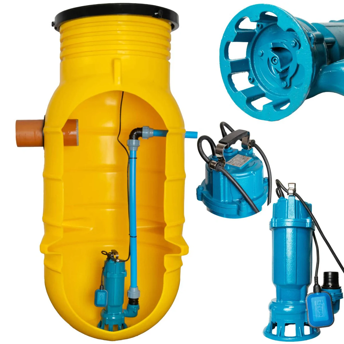 Przepompownia Ścieków Pompa rozdrabniacz IBO Furiatka 1500 ZP 800