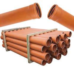 Rura Kanalizacyjna fi160, 2M | 20 mb - 10szt. RURA PVC 160 x 3,2 x 2000 - SN2