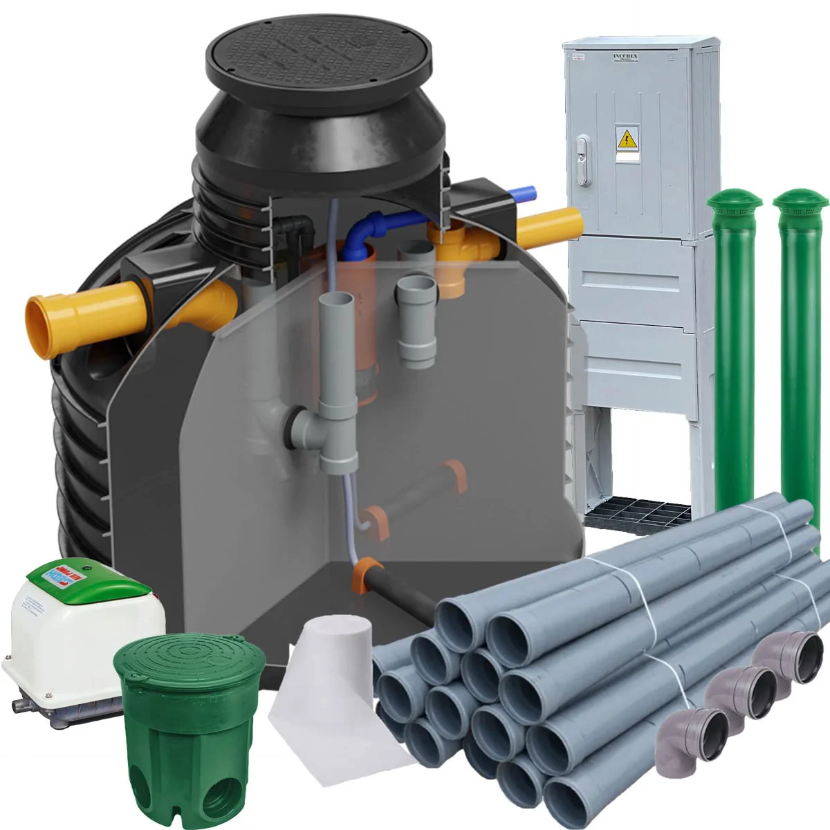 OCZYSZCZALNIA BIOLOGICZNA JFC AQUA A5 DRENAŻ 36MB