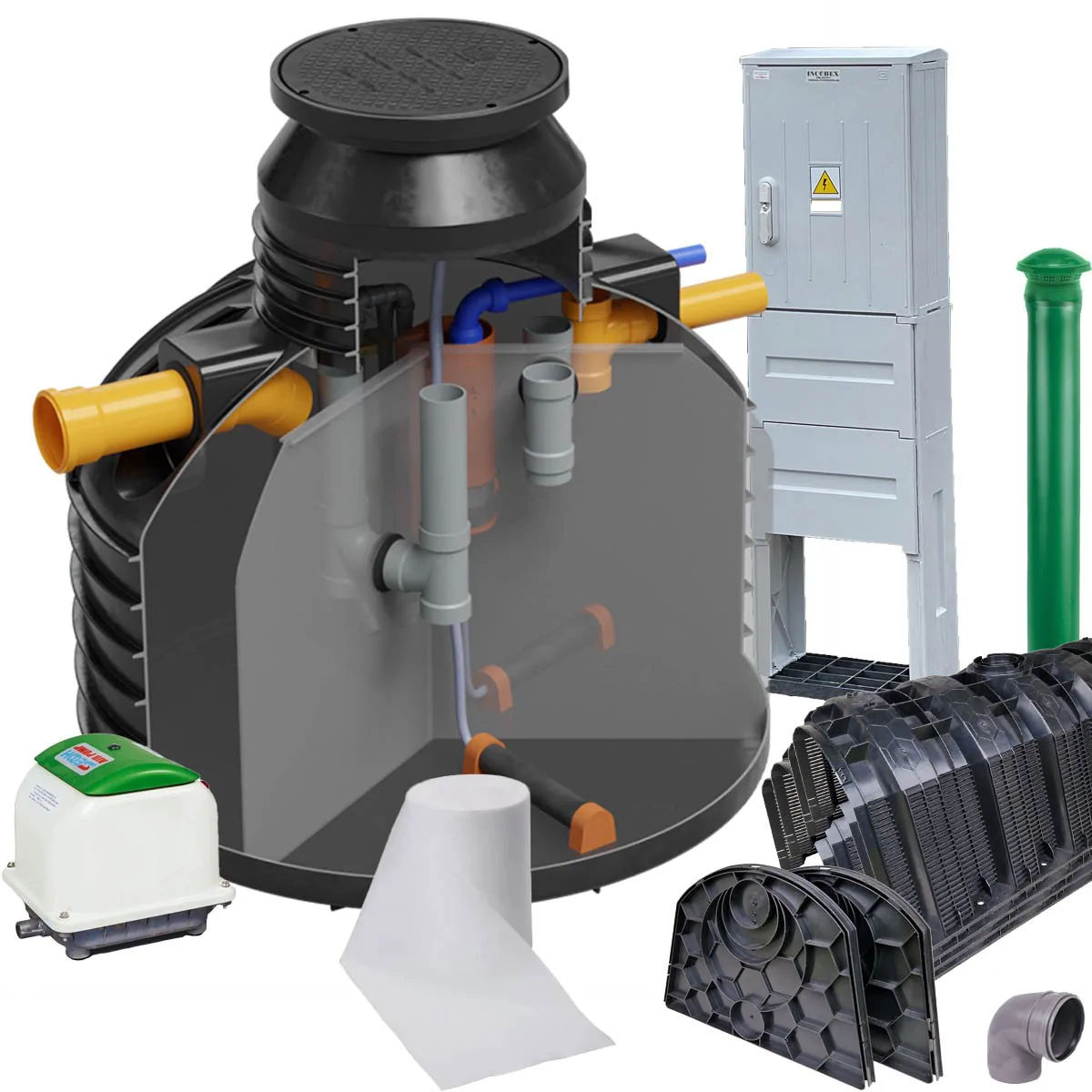 OCZYSZCZALNIA BIOLOGICZNA JFC AQUA A5 4 TUNELE