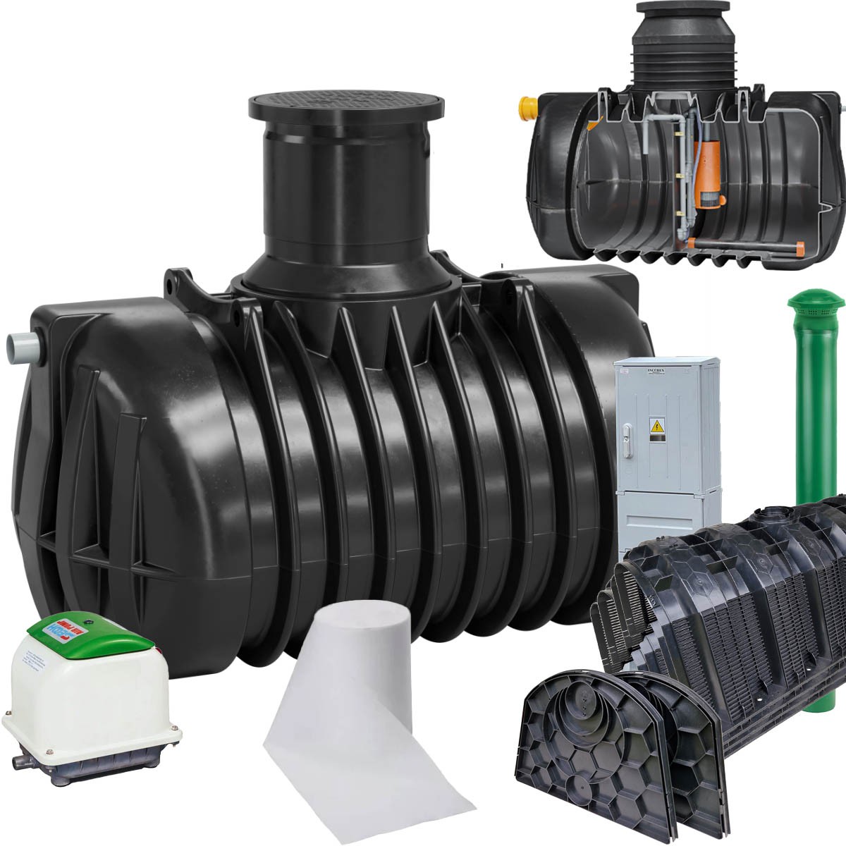 OCZYSZCZALNIA BIOLOGICZNA JFC AQUACLEAN AC10 4 TUNELE