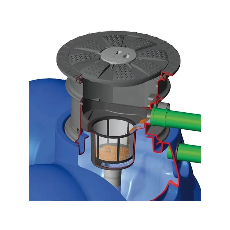 NADSTAWKA DO ZBIORNIKA REWATEC Z FILTREM KOSZOWYM H350mm Ø 600 mm RWZT2170 MPI