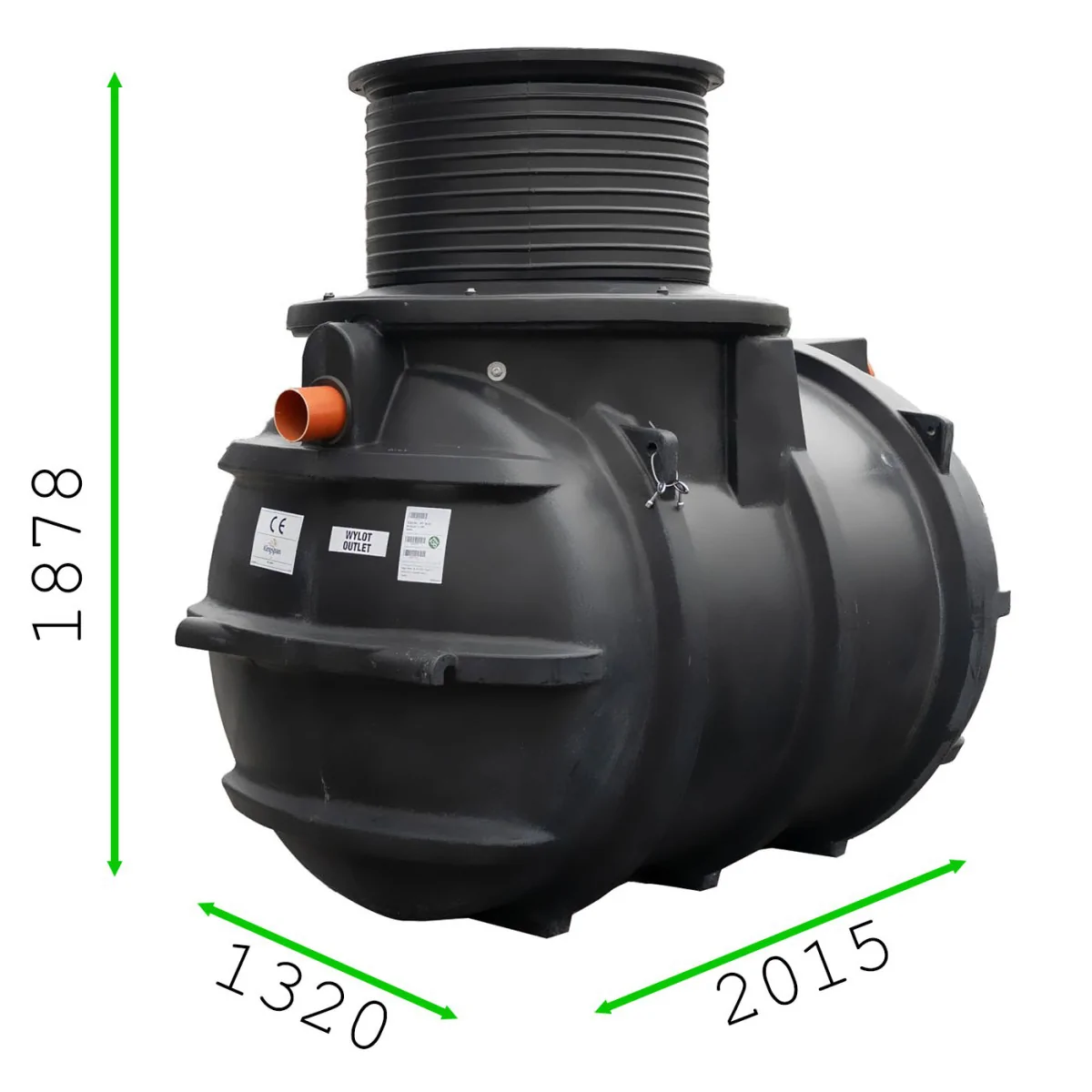 PRZYDOMOWA OCZYSZCZALNIA ŚCIEKÓW KINGSPAN BIOAIR 1 4 OS. DRENAŻ 36M