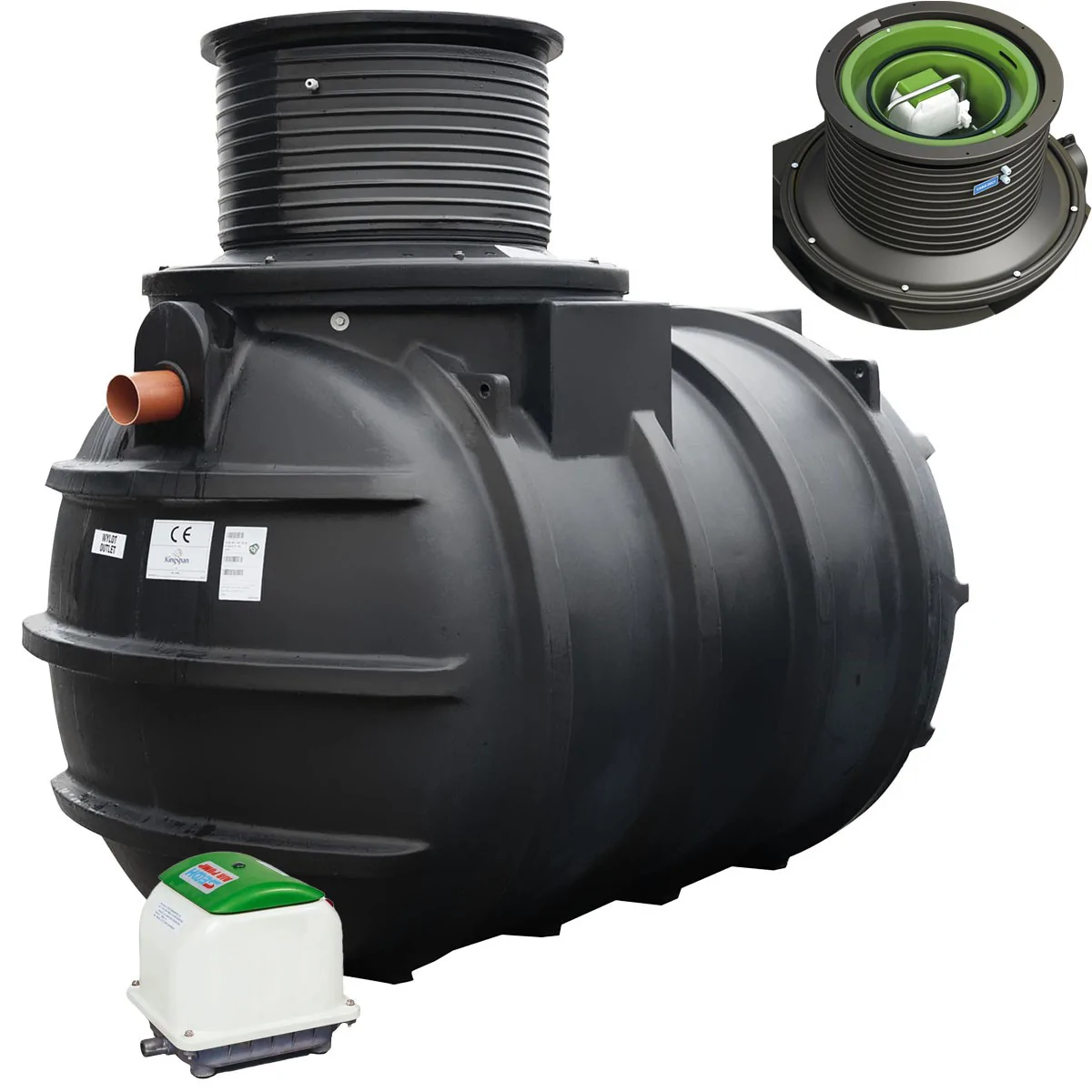 PRZYDOMOWA OCZYSZCZALNIA ŚCIEKÓW KINGSPAN BIOAIR 2 6 OS.