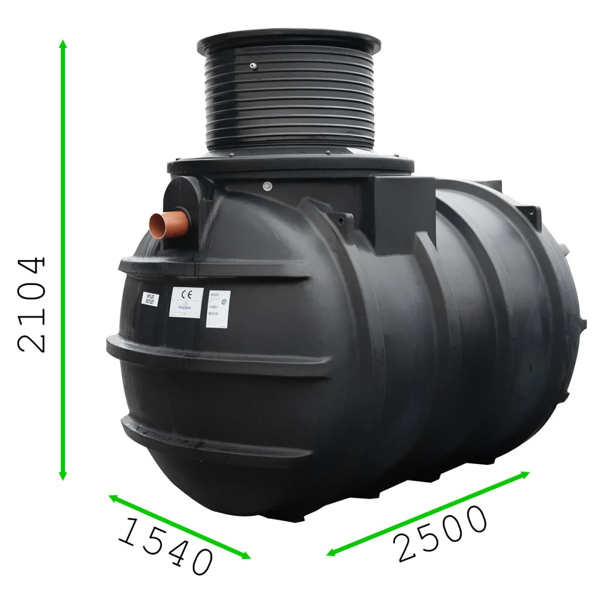 PRZYDOMOWA OCZYSZCZALNIA ŚCIEKÓW KINGSPAN BIOAIR 2 6 OS.