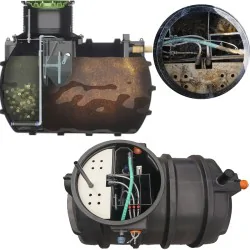 OCZYSZCZALNIA BIOLOGICZNA KINGSPAN BIOFICIENT 2000L 4 os. DRENAŻ 36mb