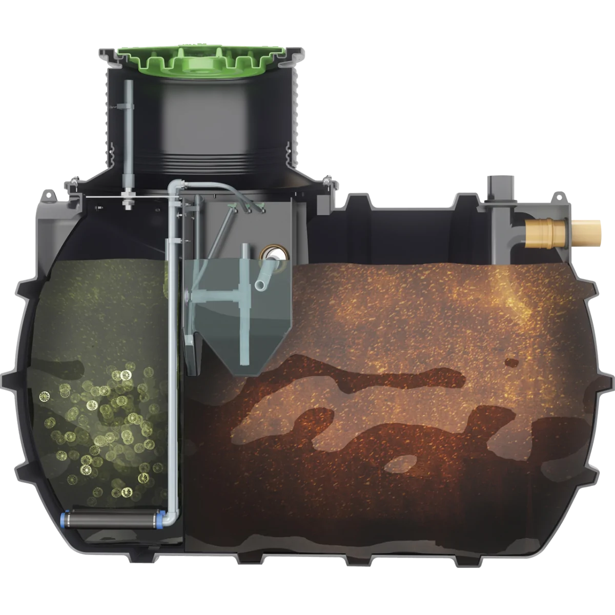 OCZYSZCZALNIA BIOLOGICZNA KINGSPAN BIOFICIENT 2000L 4 os. DRENAŻ 36mb