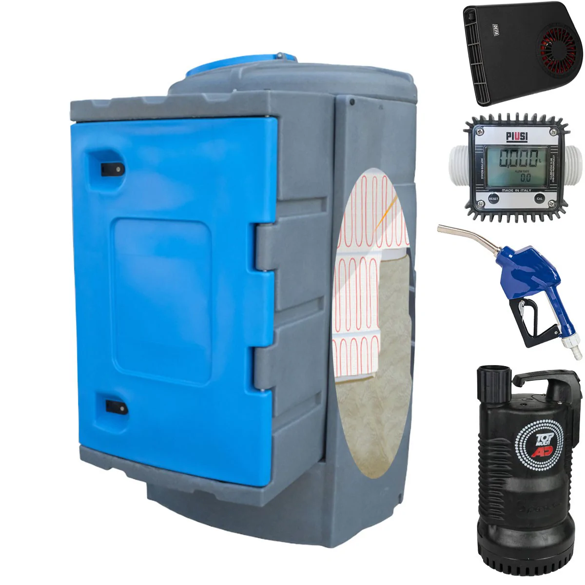 DYSTRYBUTOR DO AD BLUE DWUPŁASZCZOWY ZBIORNIK 1600L PROFESSIONAL+