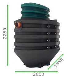 OCZYSZCZALNIA BIOLOGICZNA DELFIN PRO6 MBBR DRENAŻ 36mb