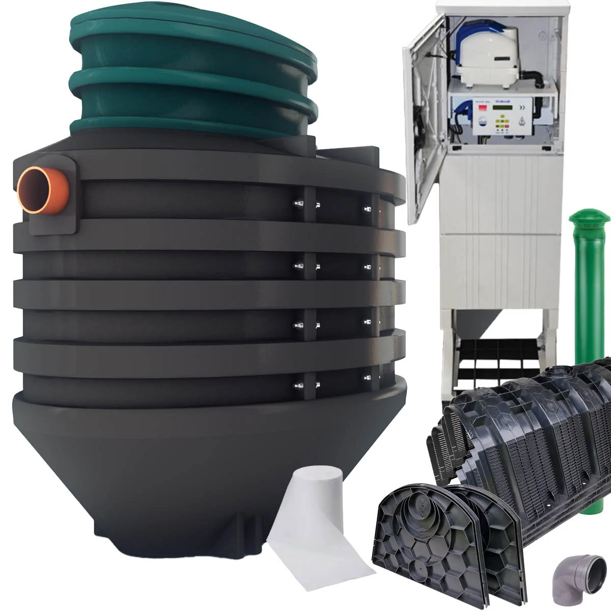 OCZYSZCZALNIA BIOLOGICZNA DELFIN PRO12 MBBR 4 TUNELE