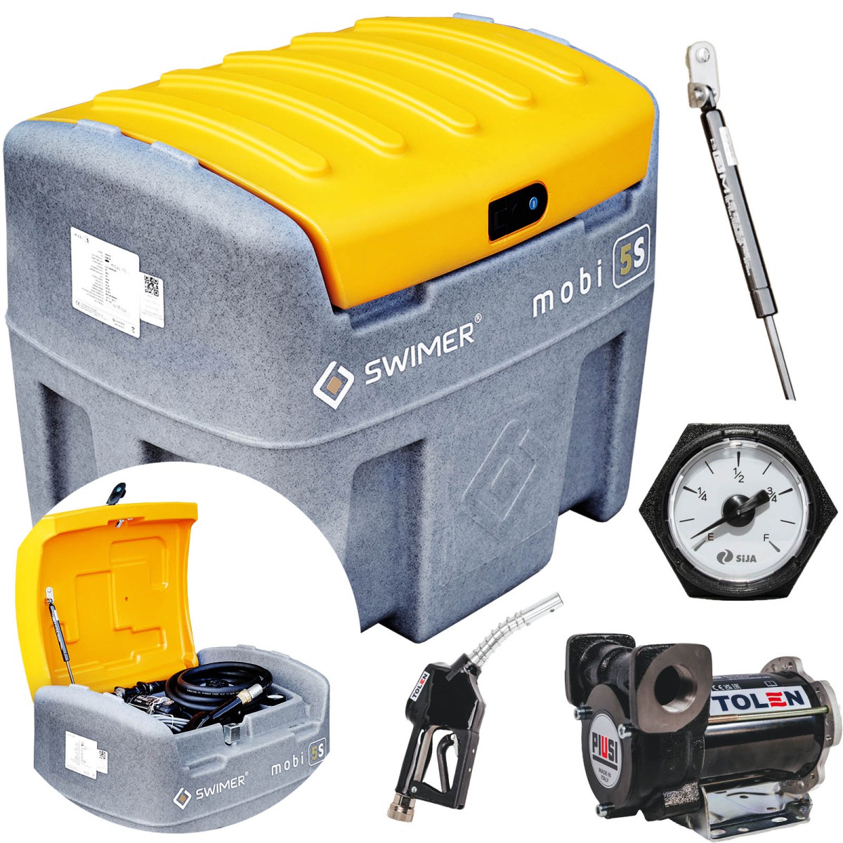 MOBILNY ZBIORNIK NA ON DIESEL 200L - SWIMER CLASSIC