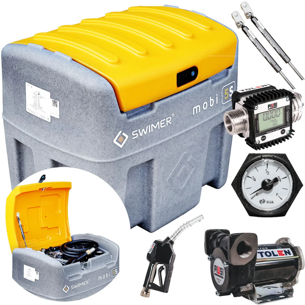 ZBIORNIK MOBILNY NA ON 200L SWIMER CLASSIC PLUS