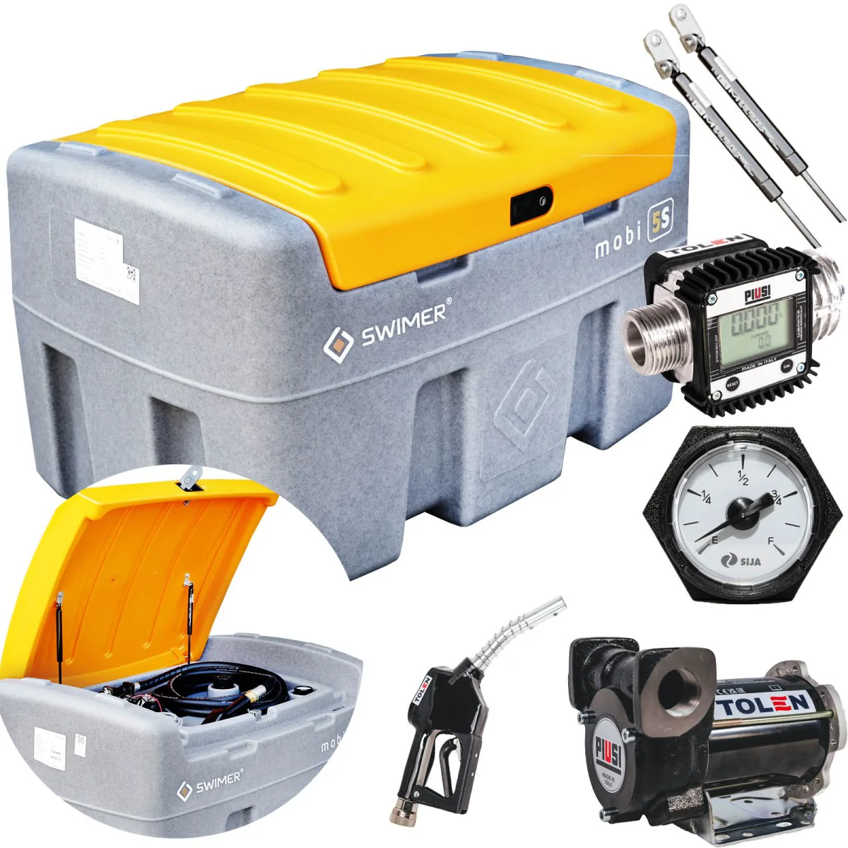 ZBIORNIK MOBILNY NA ON 400L SWIMER CLASSIC PLUS