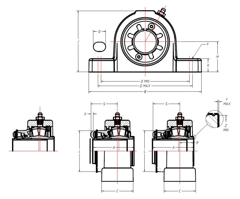 Łożysko kulowe BioDisc® BD/ BG/ BF po stronie silnika 0012296