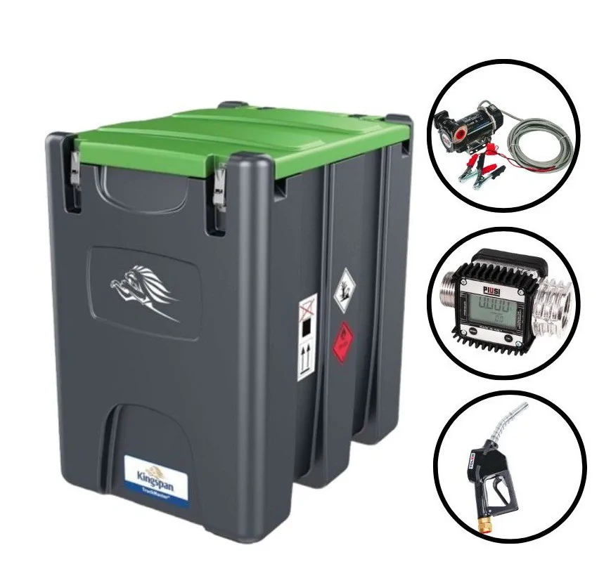 ZBIORNIK MOBILNY NA OLEJ ON TRUCKMASTER POMPA 24V 300L