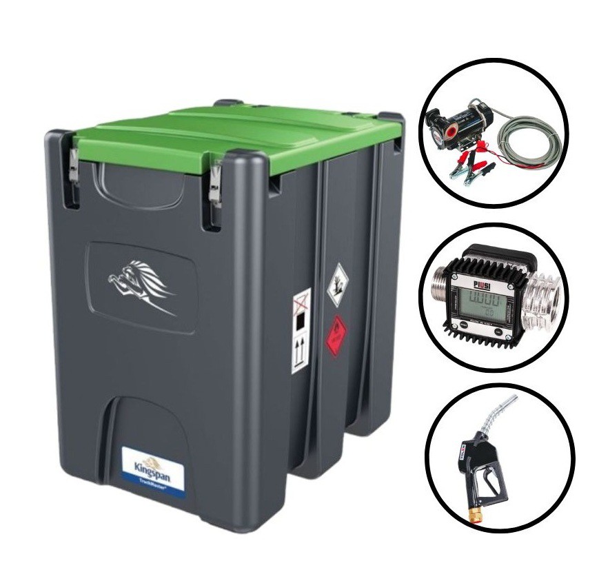 ZBIORNIK MOBILNY NA OLEJ ON TRUCKMASTER POMPA 12V 300L