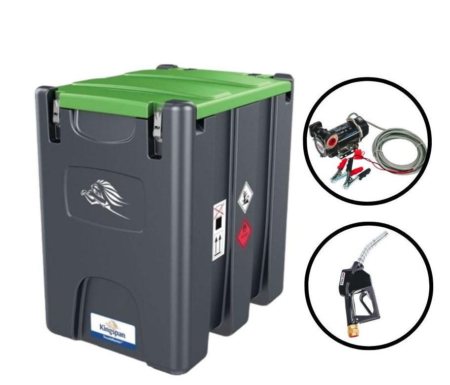 ZBIORNIK MOBILNY NA OLEJ ON TRUCKMASTER BEZ LICZNIKA POMPA 12V 300L