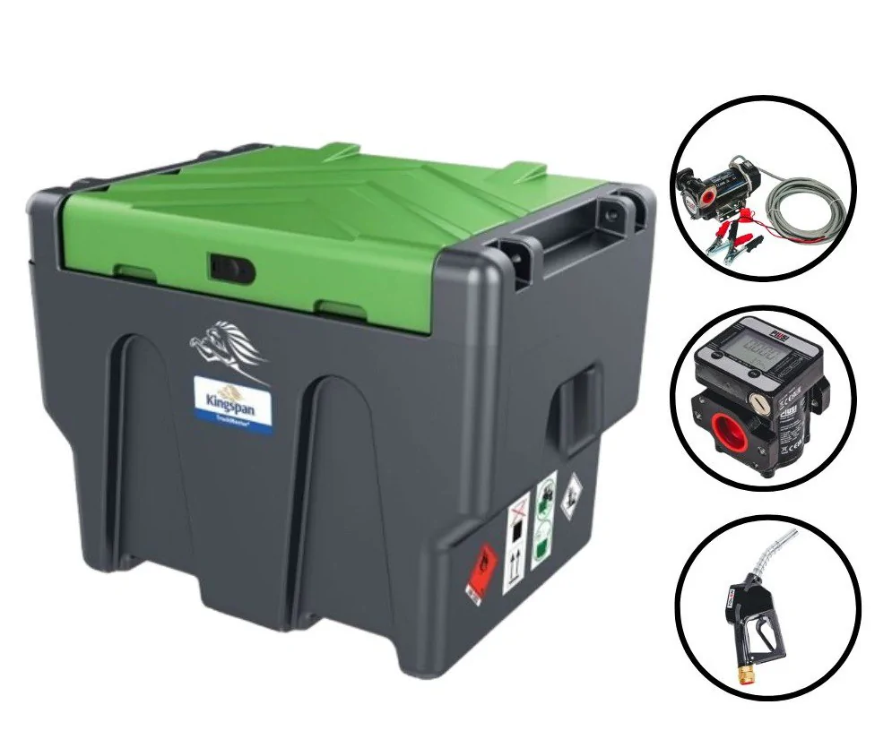 ZBIORNIK MOBILNY NA OLEJ ON TRUCKMASTER 430L POMPA 12V LICZNIK K600