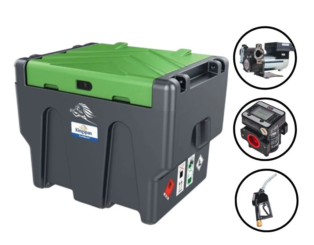 ZBIORNIK MOBILNY NA OLEJ ON TRUCKMASTER 430L POMPA 24V/12V LICZNIK K600