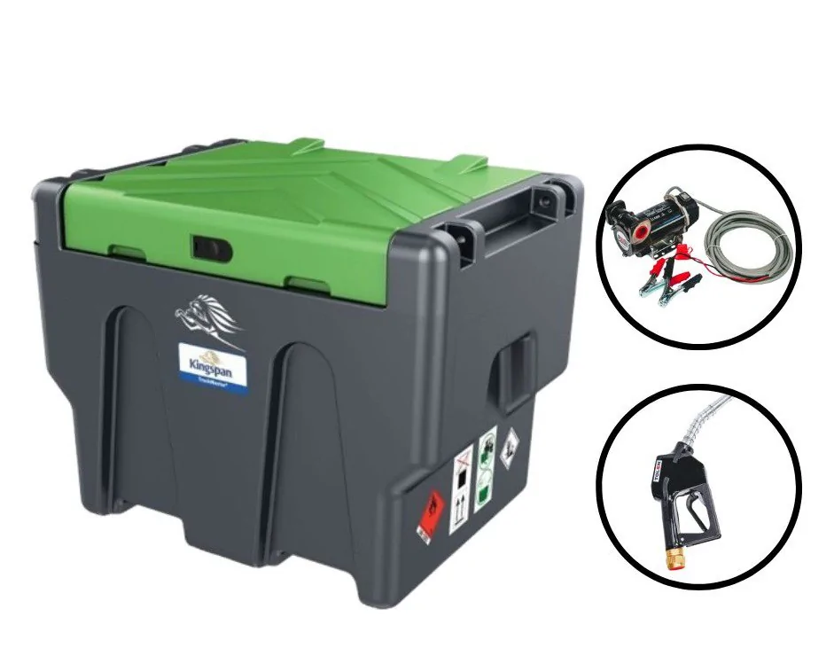 ZBIORNIK MOBILNY NA OLEJ ON TRUCKMASTER 430L BEZ LICZNIKA POMPA 12V