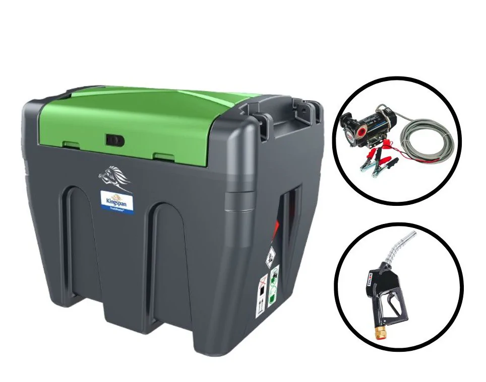 ZBIORNIK MOBILNY NA OLEJ ON TRUCKMASTER 900L BEZ LICZNIKA POMPA 12V