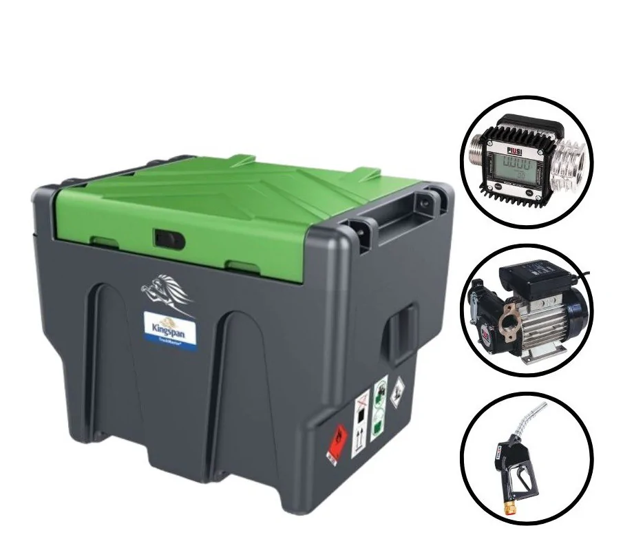 ZBIORNIK MOBILNY NA OLEJ ON TRUCKMASTER 430L LICZNIK, POMPA 230V