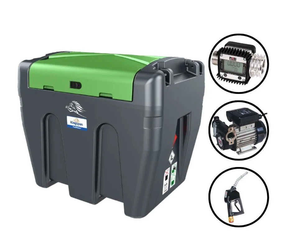 ZBIORNIK MOBILNY NA OLEJ ON TRUCKMASTER 900L POMPA 230V