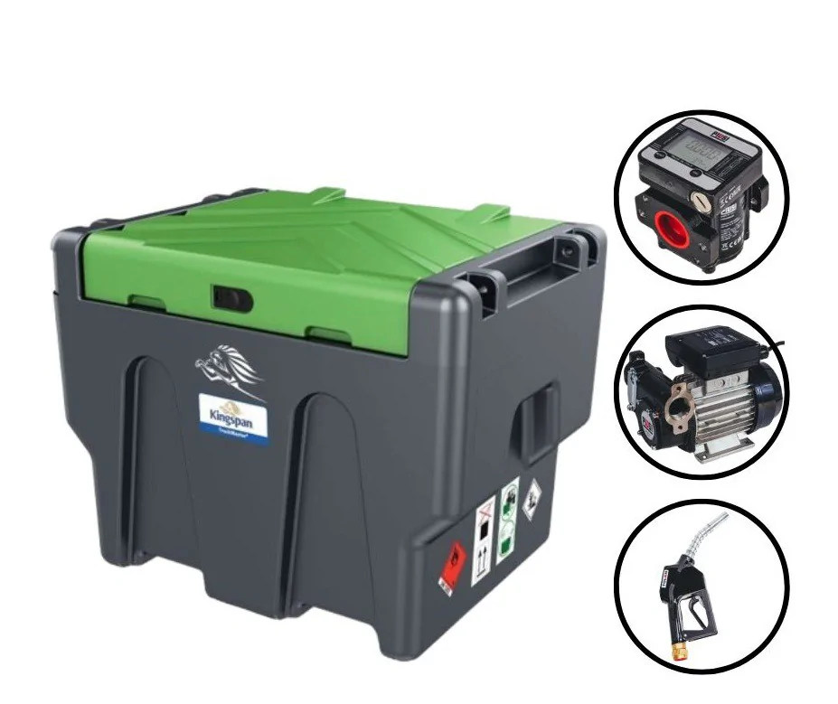 ZBIORNIK MOBILNY NA OLEJ ON TRUCKMASTER 430L POMPA 230V LICZNIK K600