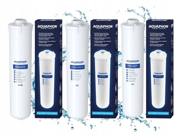 ZESTAW WKŁADÓW K5, K2, K7M DO RO-101S, RO-102S, MORION AQUAPHOR