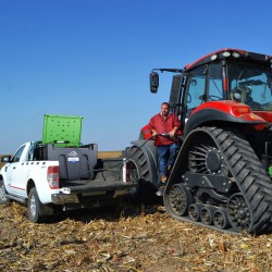 ZBIORNIK MOBILNY NA OLEJ ON TRUCKMASTER 440L + LICZNIK, POMPA 24V/12V