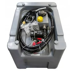 ZBIORNIK MOBILNY NA OLEJ ON 200L TRUCKMASTER BEZ POKRYWY i LICZNIKA + POMPA 12V