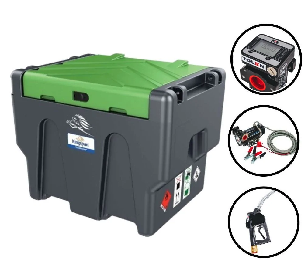 ZBIORNIK MOBILNY NA OLEJ ON TRUCKMASTER 430L + POMPA 24V LICZNIK K600