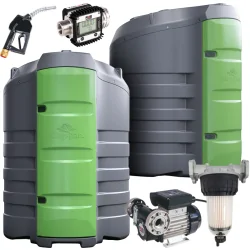 ZBIORNIK DO PALIWA OLEJU ON 1500L - FUELMASTER STANDARD 1, POMPA 230V FILTR SZKLANY LICZNIK K24