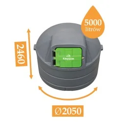 ZBIORNIK DO PALIWA OLEJU ON 5000L - FUELMASTER STANDARD 1, POMPA 230V, LICZNIK K24, CZUJNIK POZIOMU