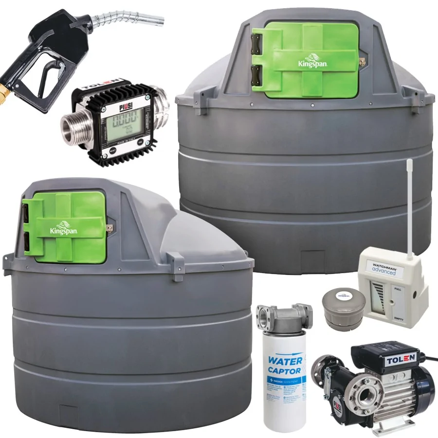 ZBIORNIK DO PALIWA OLEJU ON 5000L - FUELMASTER STANDARD 1, POMPA 230V, LICZNIK K24, CZUJNIK POZIOMU