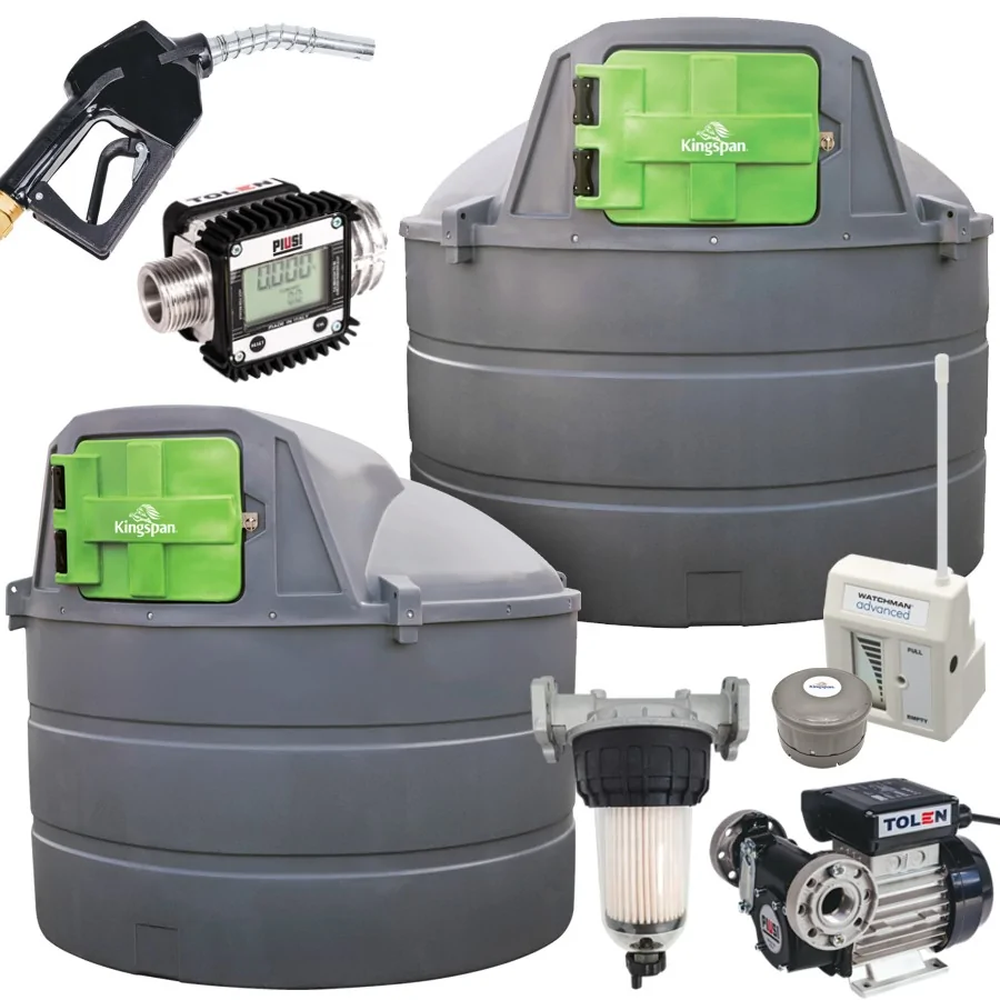 ZBIORNIK DO PALIWA OLEJU ON 5000L - FUELMASTER STANDARD 1, POMPA 230V, LICZNIK K24, FILTR SZKLANY, CZUJNIK POZIOMU