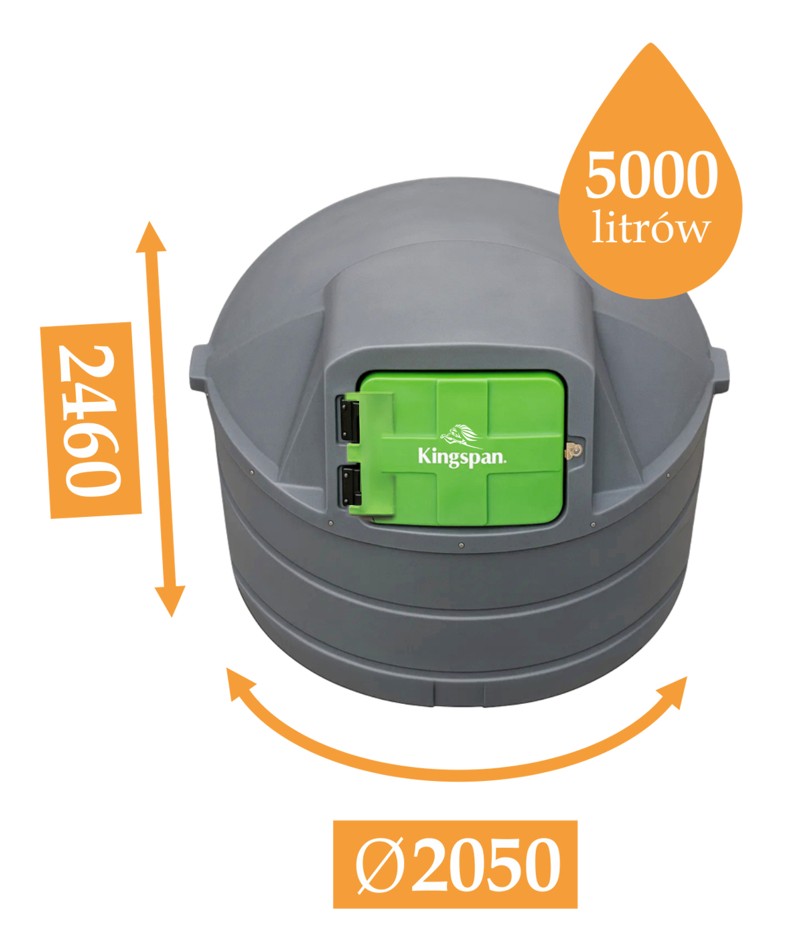 ZBIORNIK DO PALIWA OLEJU ON 5000L - FUELMASTER STANDARD 1, POMPA 230V, LICZNIK K24, FILTR SZKLANY, CZUJNIK POZIOMU, ZŁĄCZE 2"