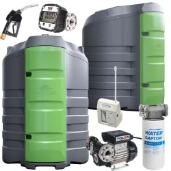 ZBIORNIK DO PALIWA OLEJU ON 1500L - FUELMASTER STANDARD 2, POMPA 230V LICZNIK, CZUJNIK POZIOMU, LED, ZŁĄCZE EURO
