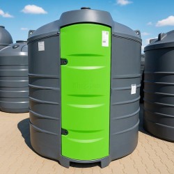 ZBIORNIK DO PALIWA OLEJU ON 2500L - FUELMASTER STANDARD 2, POMPA 230V LICZNIK, CZUJNIK POZIOMU, LED, ZŁĄCZE EURO