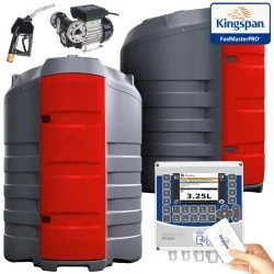 ZBIORNIK DO PALIWA ON 1500L – FUELMASTER® PRO | POMPA 230V, LICZNIK, WATCHMAN ACCESS, FILTR, PISTOLET A60, LED, ZŁĄCZE EURO