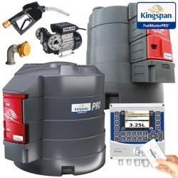 ZBIORNIK DO PALIWA ON 5000L – FUELMASTER® PRO | POMPA 230V, LICZNIK, WATCHMAN ACCESS, FILTR, PISTOLET, LED, ZŁĄCZE EURO