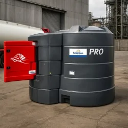 ZBIORNIK DO PALIWA ON 9000L – FUELMASTER® PRO | POMPA 230V, LICZNIK, WATCHMAN ACCESS, FILTR, PISTOLET, LINIA NAPEŁNIAJĄCA