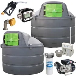 ZBIORNIK DO PALIWA OLEJU ON 5000L - FUELMASTER STANDARD 1, POMPA 230V, LICZNIK K24, FILTR SZKLANY, CZUJNIK POZIOMU, ZŁĄCZE 2"