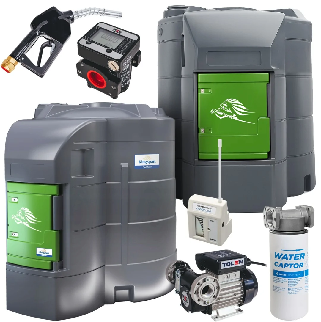 ZBIORNIK DO PALIWA OLEJU ON 9000L - FUELMASTER STANDARD 1, POMPA 230V, LICZNIK K600, CZUJNIK POZIOMU